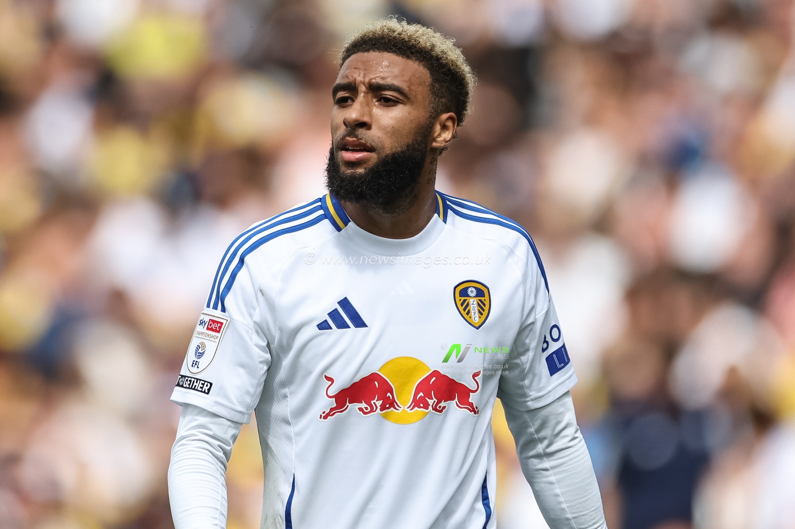 Jayden Bogle of Leeds United during the Sky Bet Championship match Leeds United vs Portsmouth at Elland Road, Leeds, United Kingdom, 10th August 2024

(Photo by Mark Cosgrove/News Images)
