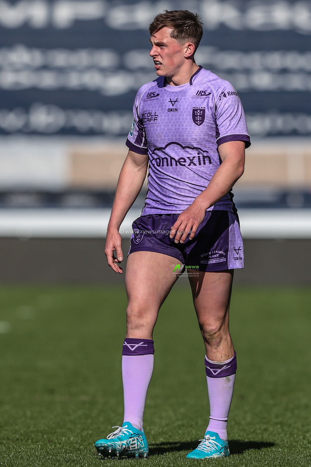 Jack Broadbent of Hull KR during the Betfred Super League Round 6 match Huddersfield Giants vs Hull KR at John Smith's Stadium, Huddersfield, United Kingdom, 30th March 2025

(Photo by Alfie Cosgrove/News Images)