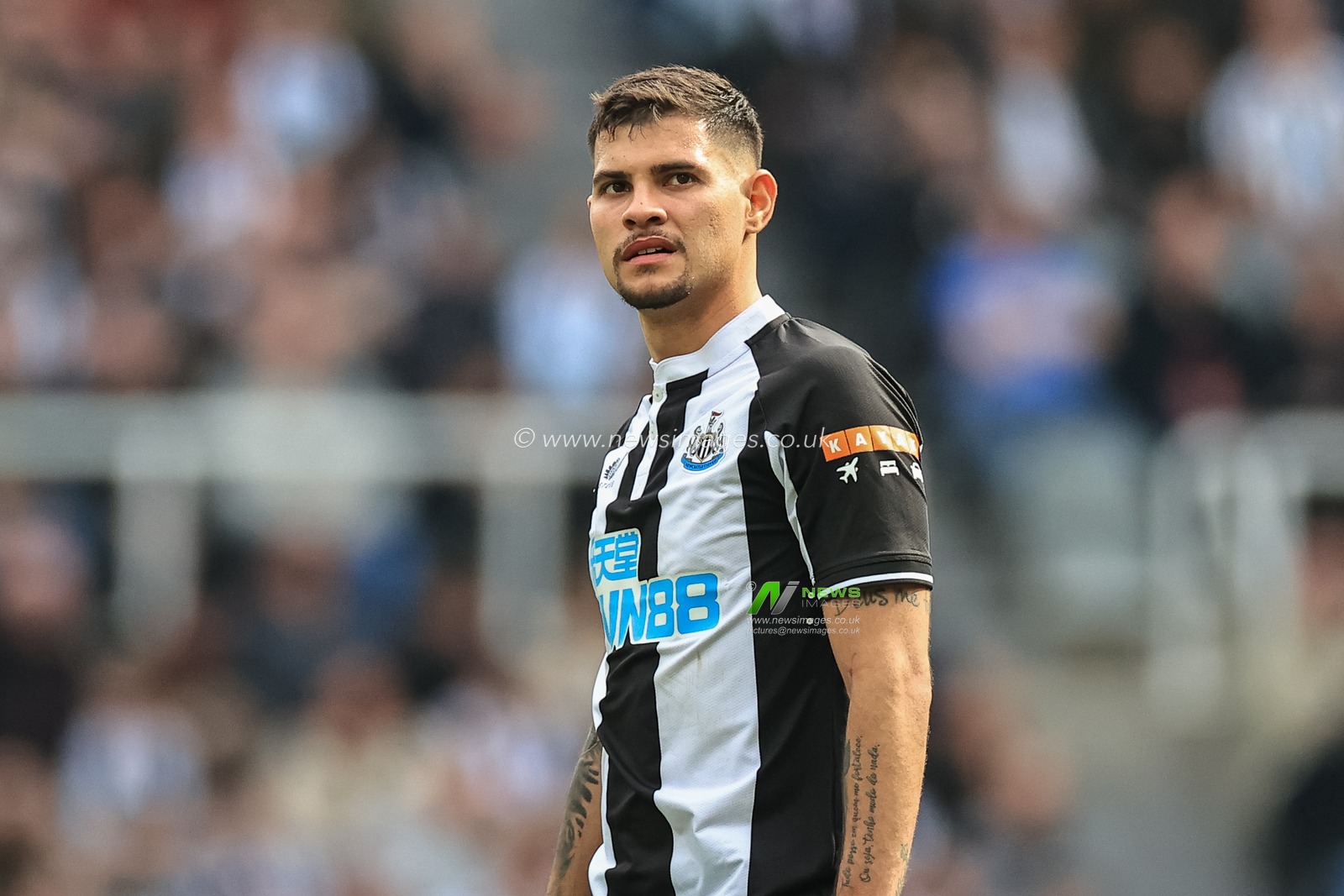 Bruno Guimaraes #39 of Newcastle United during the game