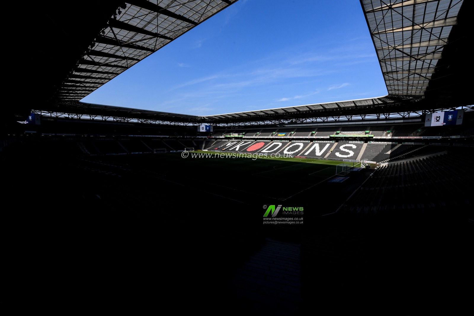 A general view of Stadium MK, the home of Milton Keynes Dons prior to their Sky Bet League One game against Sheffield Wednesday