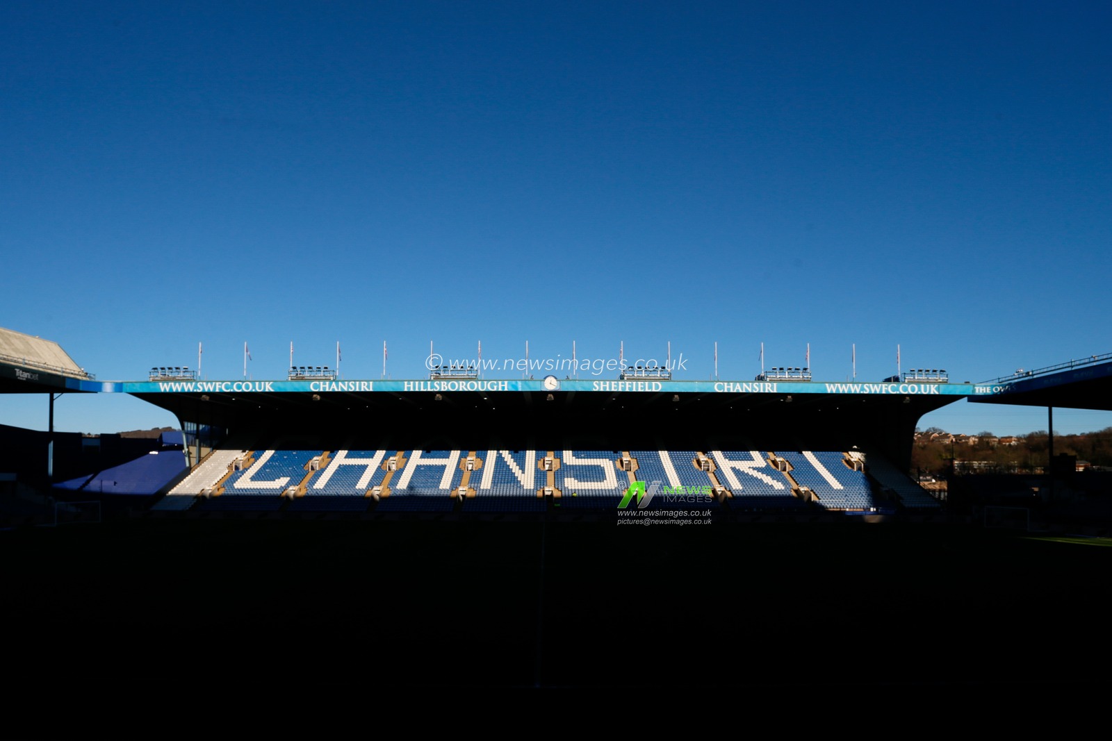 General interior view of Hillsborough Stadium, Home Stadium of Sheffield Wednesday during the Sky Bet League 1 match Sheffield Wednesday vs Cambridge United at Hillsborough, Sheffield, United Kingdom, 2nd January 2023

(Photo by Ben Early/News Images)