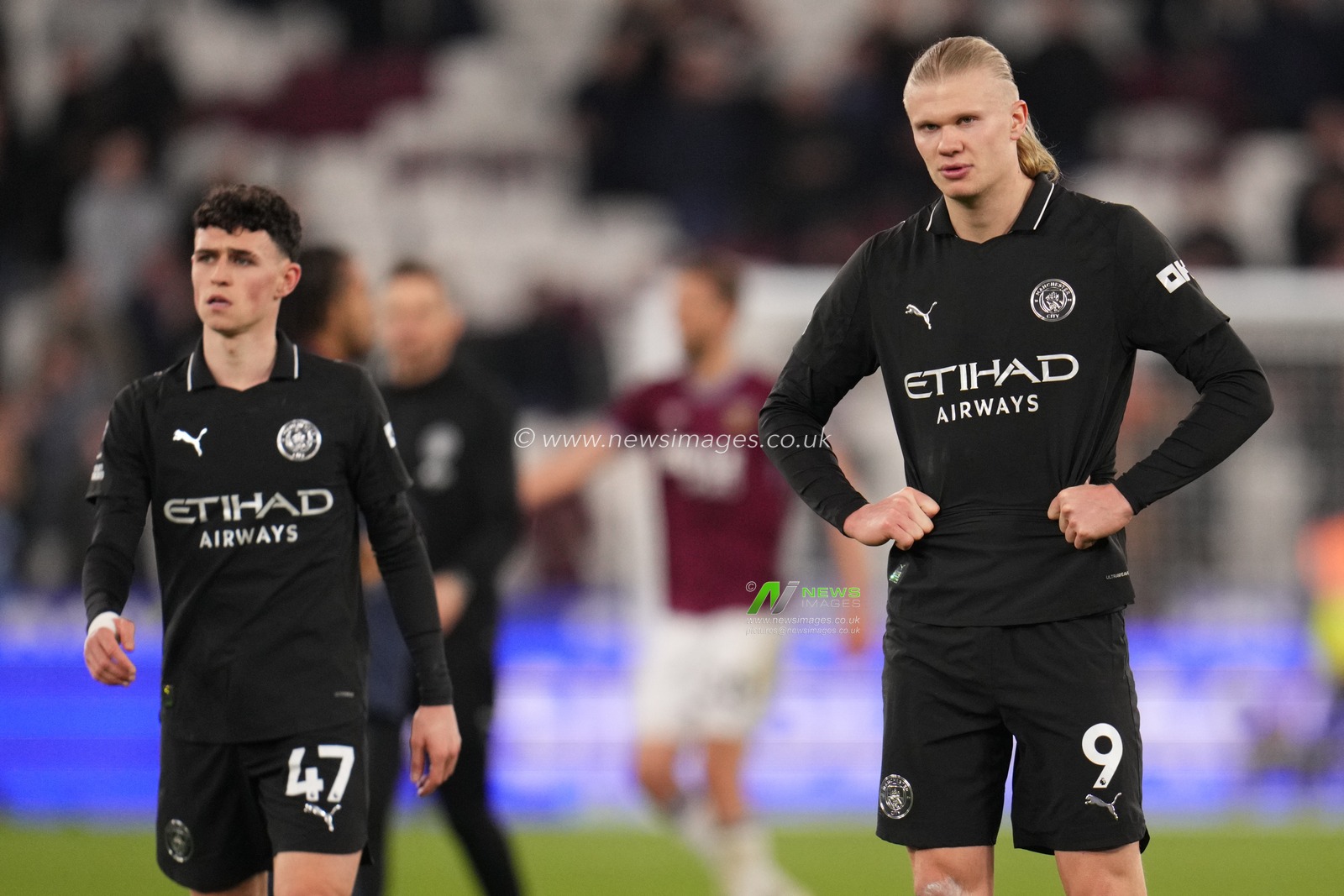 Erling Haaland at full time of Manchester City during the Premier League match West Ham United vs Manchester City at London Stadium, London, United Kingdom on 14 March 2026

(Photo by Harvey Murphy/News Images)
