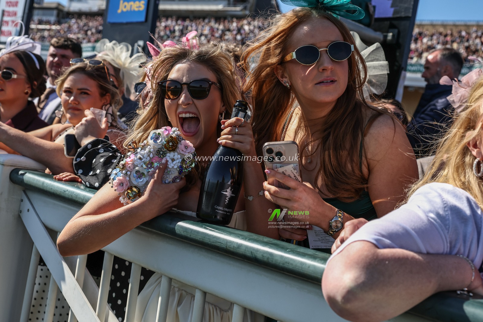 Racegoers during the Randox Grand National 2025 Day 3 Grand National Day at Aintree Racecourse, Liverpool, United Kingdom, 5th April 2025

(Photo by Mark Cosgrove/News Images)