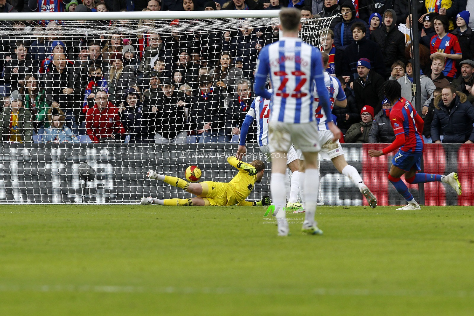 GOAL: Michael Olise #7 of Crystal Palace makes it 2-0
