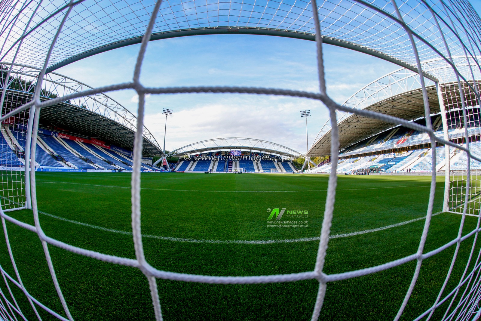 General interior view of The John Smiths Stadium, home ground of Huddersfield Town before the Sky Bet Championship match Huddersfield Town vs Hull City at John Smith's Stadium, Huddersfield, United Kingdom, 9th October 2022

(Photo by Ben Early/News Images)