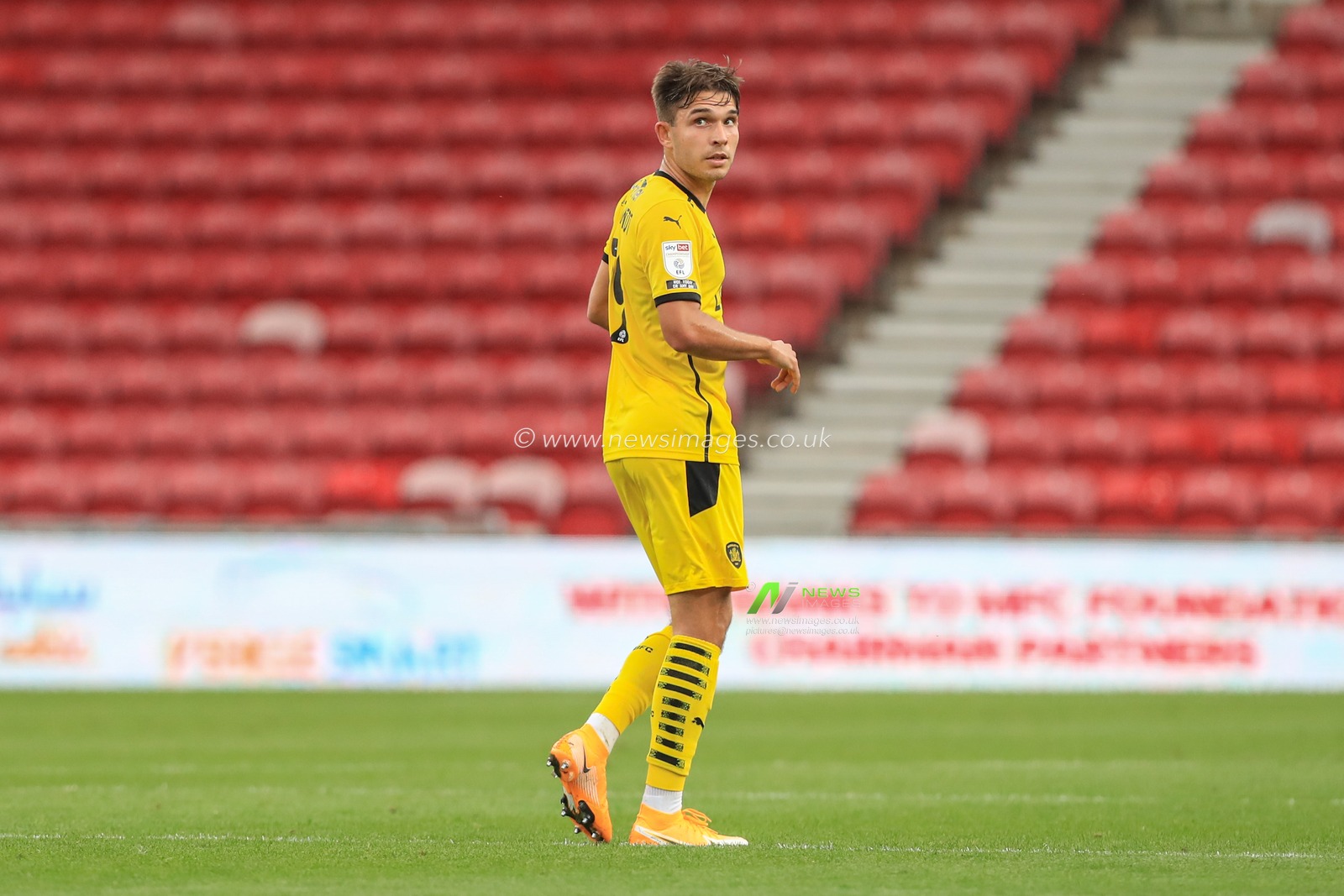 Patrick Schmidt (19) of Barnsley during the game
