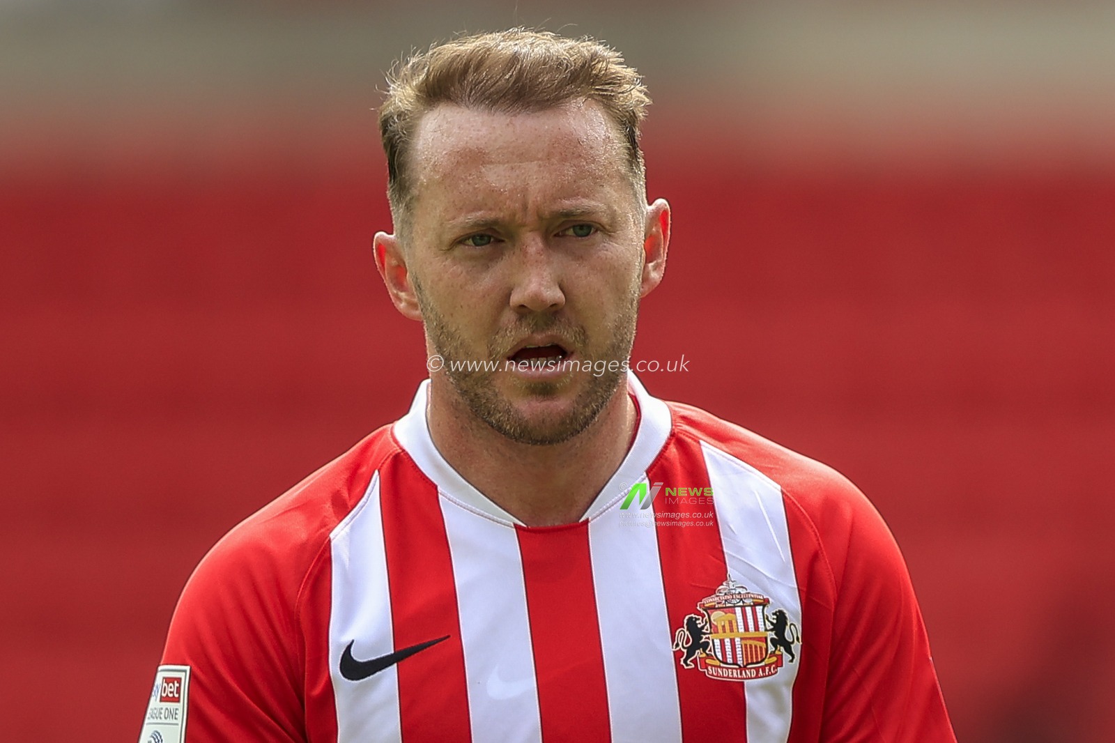 Aiden McGeady #28 of Sunderland during the game