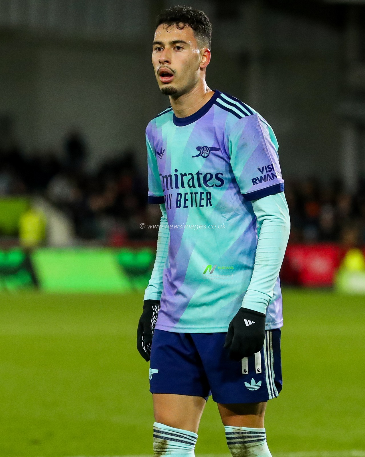 Gabriel Martinelli of Arsenal looks on during the Premier League match Brentford vs Arsenal at The Gtech Community Stadium, London, United Kingdom, 1st January 2025

(Photo by Izzy Poles/News Images)