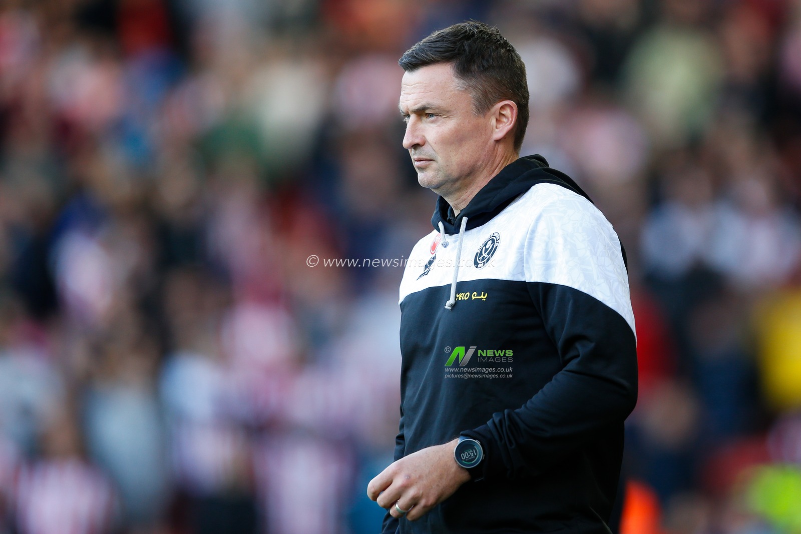 Paul Heckingbottom manager of Sheffield United during the Sky Bet Championship match Sheffield United vs Birmingham City at Bramall Lane, Sheffield, United Kingdom, 1st October 2022

(Photo by Ben Early/News Images)