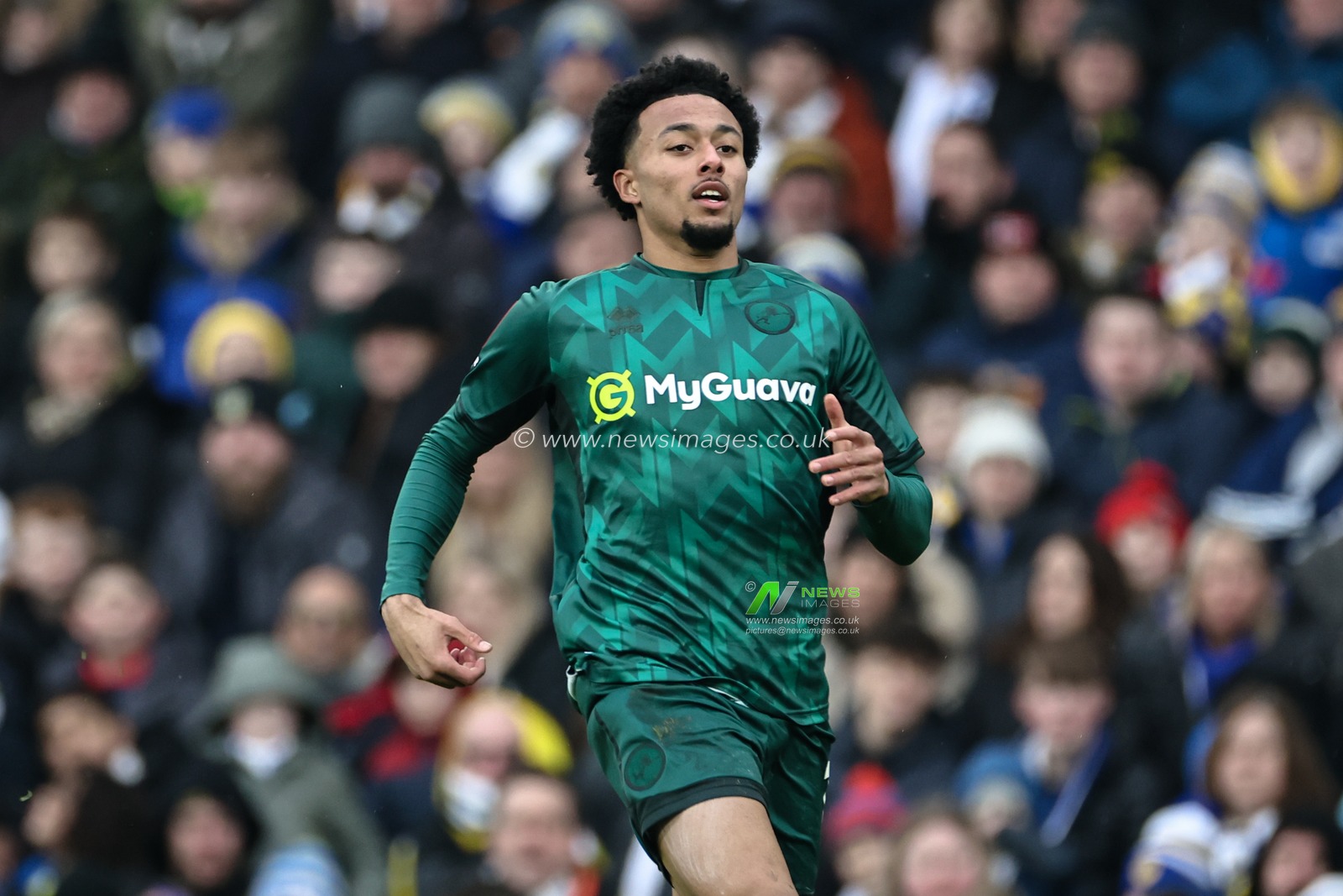 Goal scorer Femi Azeez of Millwall during the Emirates FA Cup Fourth Round match Leeds United vs Millwall at Elland Road, Leeds, United Kingdom, 8th February 2025

(Photo by Mark Cosgrove/News Images)