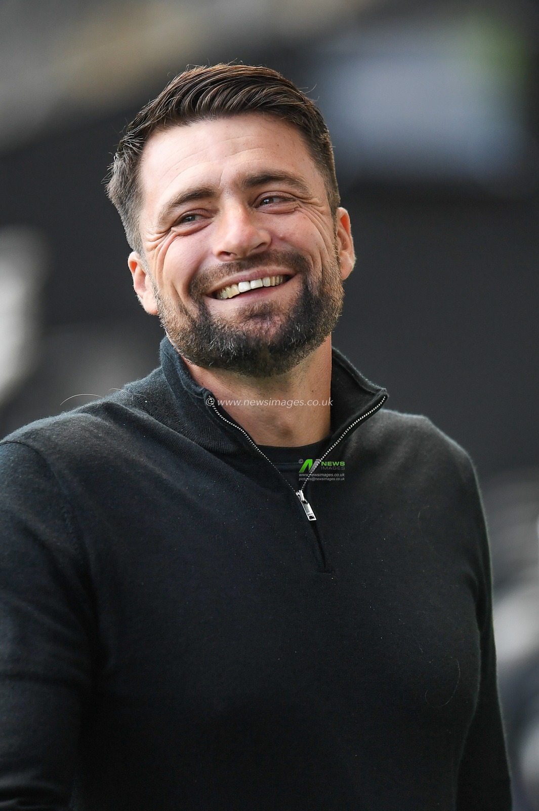 Russell Martin manager of Swansea City pre match during the Sky Bet Championship match Swansea City vs Sunderland at Swansea.com Stadium, Swansea, United Kingdom, 8th October 2022

(Photo by Mike Jones/News Images)