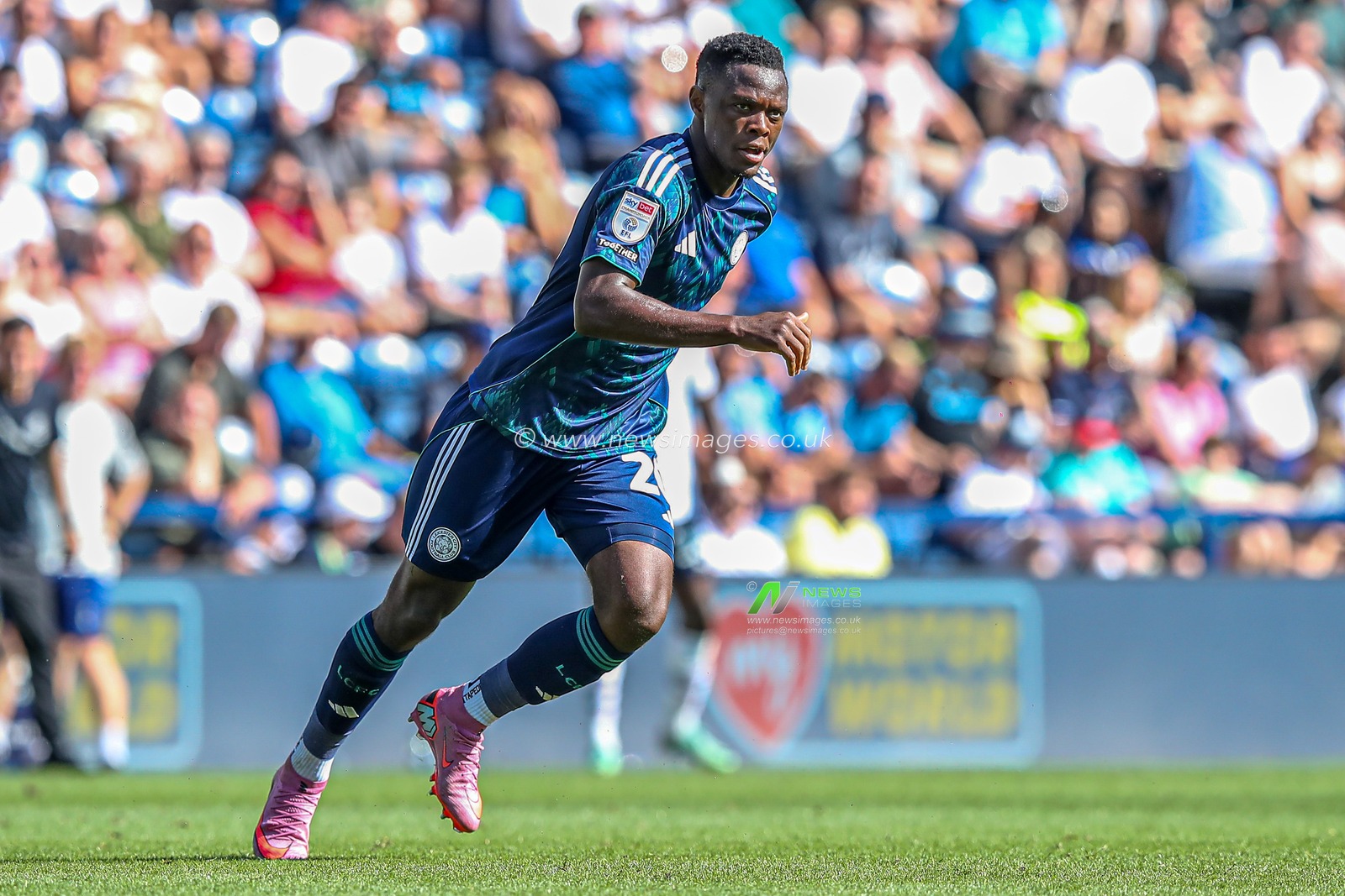 Patson Daka of Leicester City during the Sky Bet Championship match Preston North End vs Leicester City at Deepdale, Preston, United Kingdom, 16th August 2025

(Photo by Jorge Horsted/News Images)