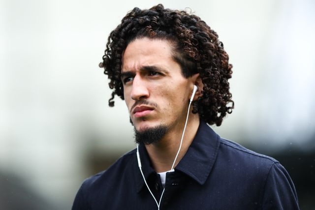 Hannibal Mejbri of Burnley arrives ahead of the Premier League match Burnley vs Brentford at Turf Moor, Burnley, United Kingdom on 28 February 2026

(Photo by Jorge Horsted/News Images)