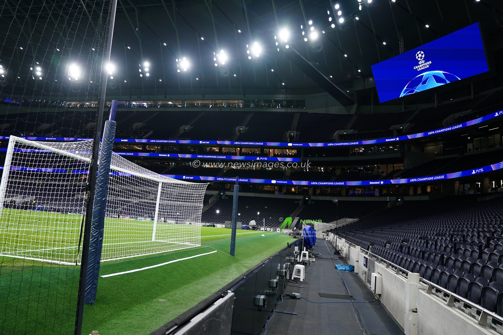 General view of the Tottenham Hotspur Stadium ahead of the UEFA Champions league Matchday 7 of 8 Tottenham Hotspur vs Borussia Dortmund at Tottenham Hotspur Stadium, London, United Kingdom, 20th January 2026

(Photo by Harvey Murphy/News Images)