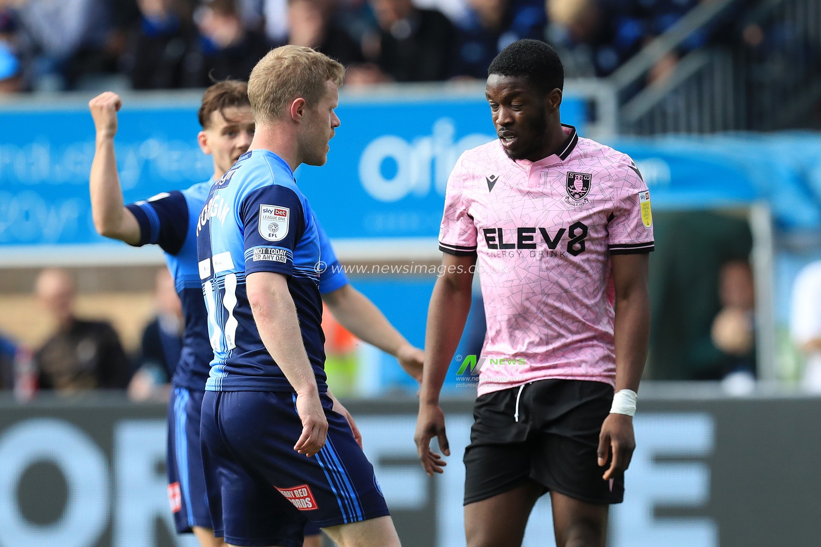 Olamide Shodipo #7 of Sheffield Wednesday seen during the match.