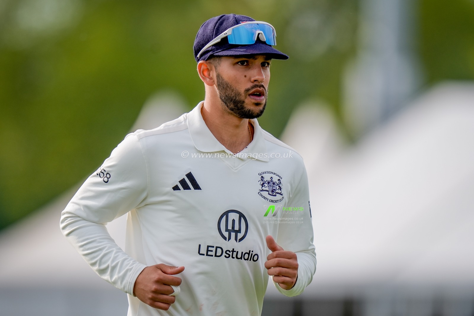 12th man Ahmed Syed during the County Championship Division Two Derbyshire v Gloucestershire at The Central Co-Op County Ground, Derby, United Kingdom on 26 April 2026

(Photo by Maynard Manyowa/News Images)