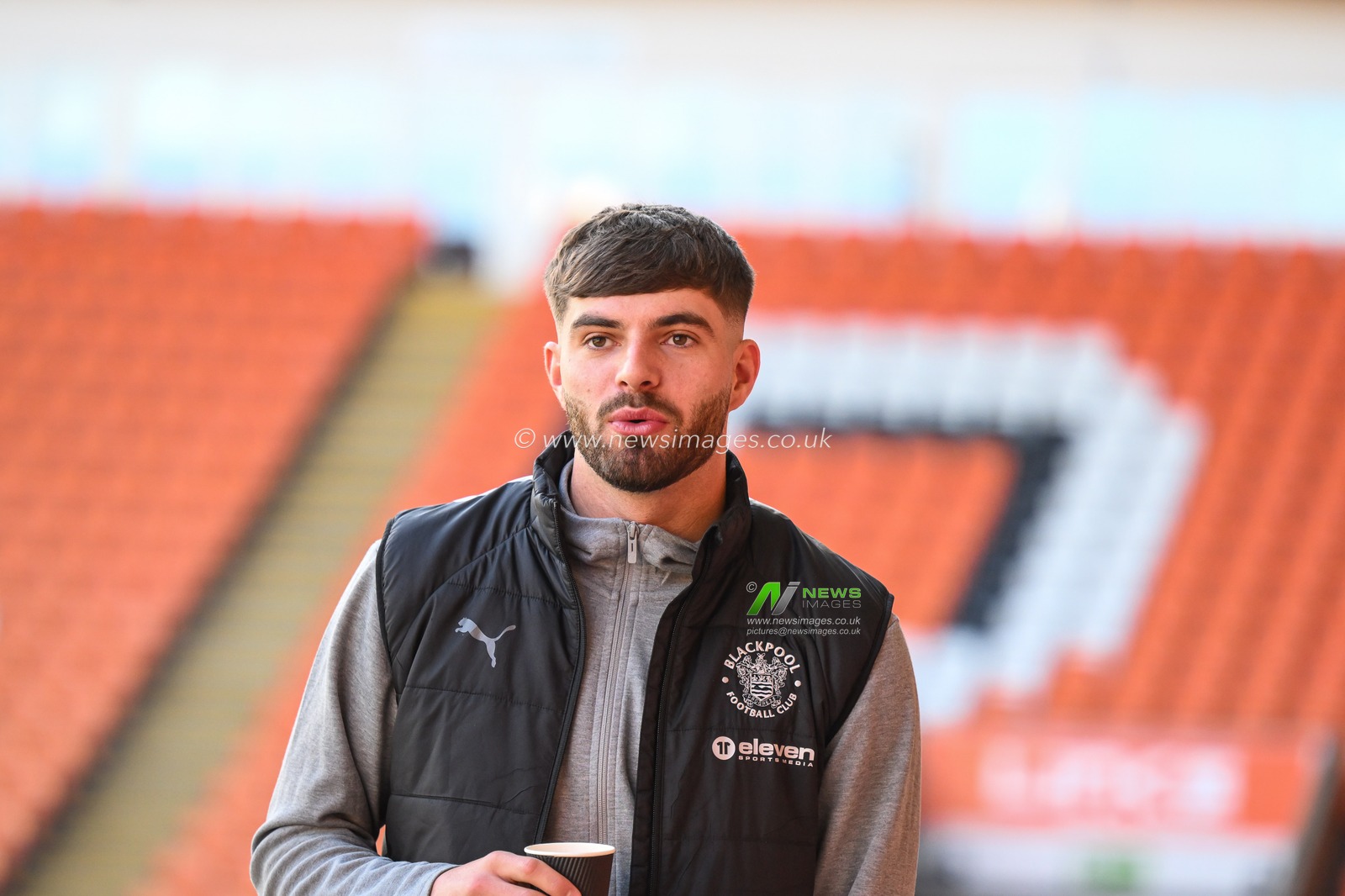 Tom Bloxham of Blackpool arrives ahead of the Sky Bet League 1 match Blackpool vs Leyton Orient at Bloomfield Road, Blackpool, United Kingdom, 15th March 2025

(Photo by Craig Thomas/News Images)