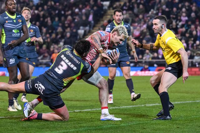 Betfred Super League Round 3 Leigh Leopards v Catalans Dragons