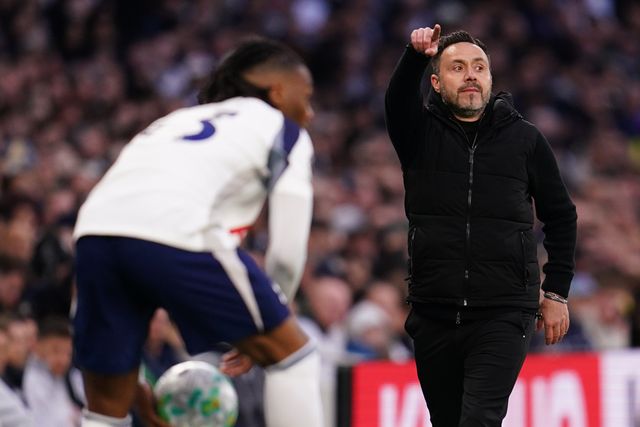 Roberto De Zerbi manager of Tottenham Hotspur during the Premier League match Tottenham Hotspur vs Leeds United at Tottenham Hotspur Stadium, London, United Kingdom on 11 May 2026

(Photo by Harvey Murphy/News Images)