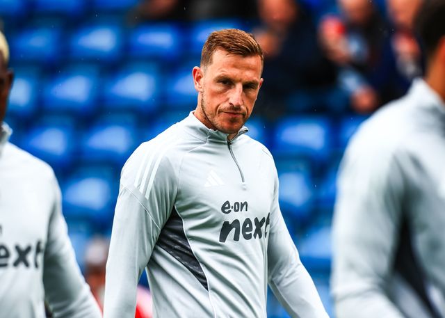 Chris Wood of Nottingham Forest in the pregame warmup session during the Pre-season friendly match Nottingham Forest vs Monaco at SMH Group Stadiumact Stadium, Chesterfield, United Kingdom, 19th July 2025

(Photo by Richard Bierton/News Images)