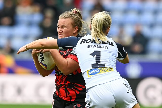 Women's Rugby League World Cup England Women v Canada Women