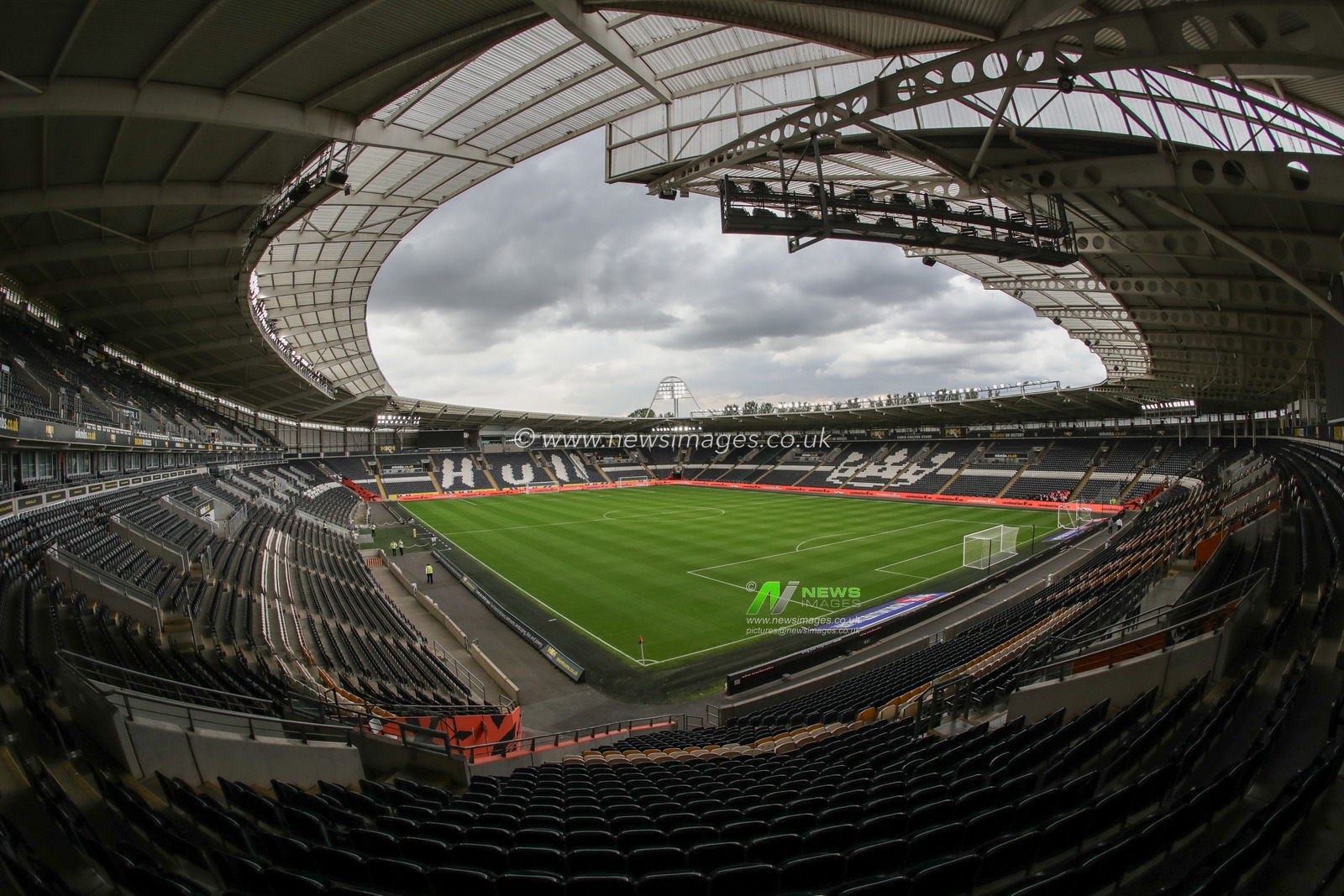 A general view of MKM Stadium during the Sky Bet Championship match Hull City vs Bristol City at MKM Stadium, Hull, United Kingdom, 25th August 2023

(Photo by Alfie Cosgrove/News Images)