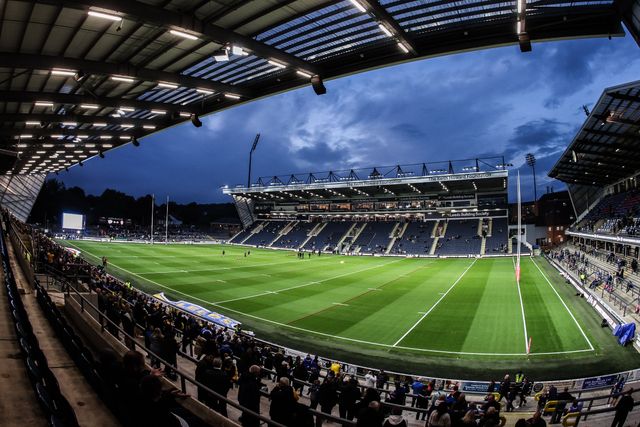 A general view of Headingley Stadium ahead of the Betfred Super League play-off Eliminator 1 match Leeds Rhinos vs St Helens at Headingley Stadium, Leeds, United Kingdom, 27th September 2025

(Photo by Alfie Cosgrove/News Images)