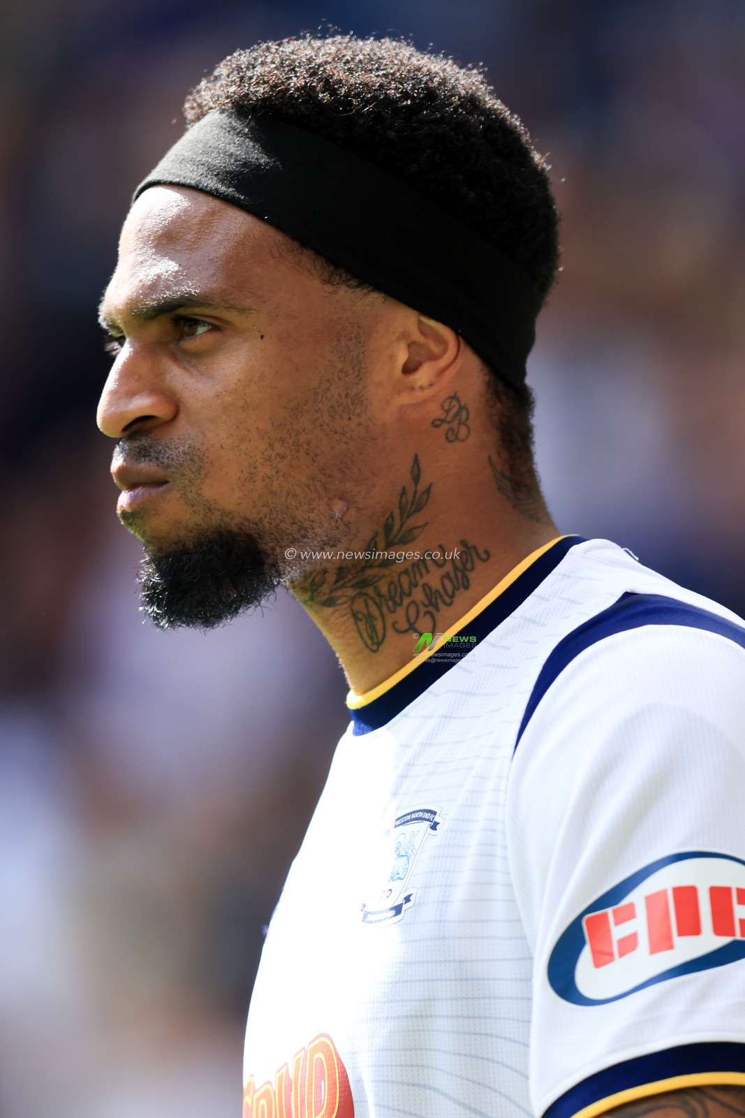 Delano Burgzorg of Preston North End during the Sky Bet Championship match Preston North End vs Blackburn Rovers at Deepdale, Preston, United Kingdom on 05 September 2026

(Photo by Jorge Horsted/News Images)