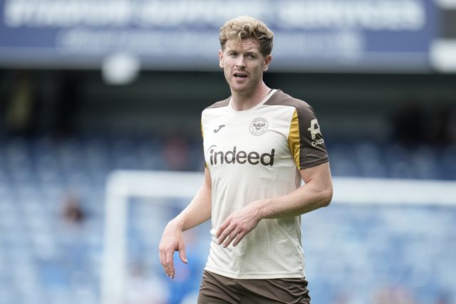 Nathan Collins of Brentford warming up ahead of the Pre-season friendly match Queens Park Rangers vs Brentford at Kiyan Prince Foundation Stadium, London, United Kingdom, 2nd August 2025

(Photo by Harvey Murphy/News Images)