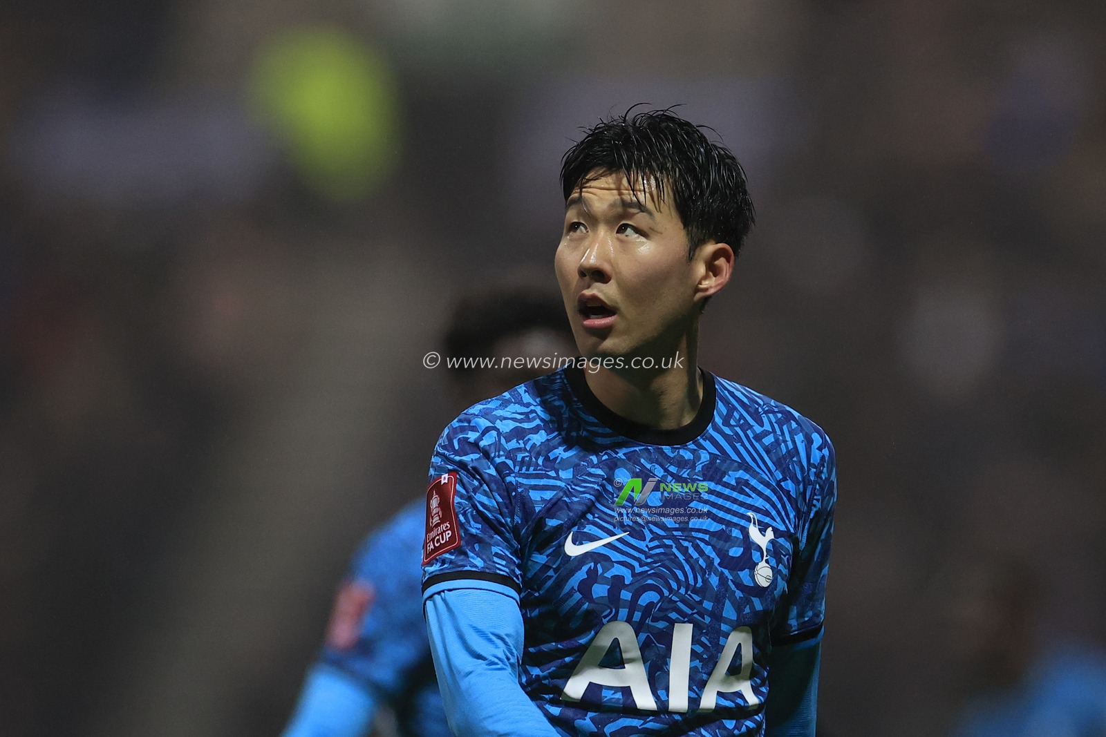 Son Heung-Min #7 of Tottenham Hotspur during the Emirates FA Cup Fourth Round match Preston North End vs Tottenham Hotspur at Deepdale, Preston, United Kingdom, 28th January 2023

(Photo by Conor Molloy/News Images)
