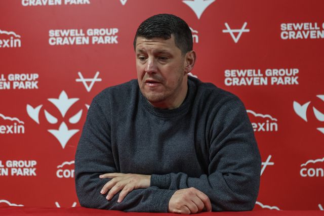 Matt Peet Head Coach of Wigan Warriors speaks in the post match press conference during the Betfred Super League Round 9 match Hull KR vs Wigan Warriors at Sewell Group Craven Park, Kingston upon Hull, United Kingdom, 26th April 2024

(Photo by Mark Cosgrove/News Images)