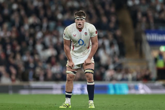 Alex Coles of England during the Quilter Nations Series 2025 match England vs Fiji at Allianz Stadium, Twickenham, United Kingdom, 8th November 2025

(Photo by Mark Cosgrove/News Images)

*** GER AUT SUI OUT ***