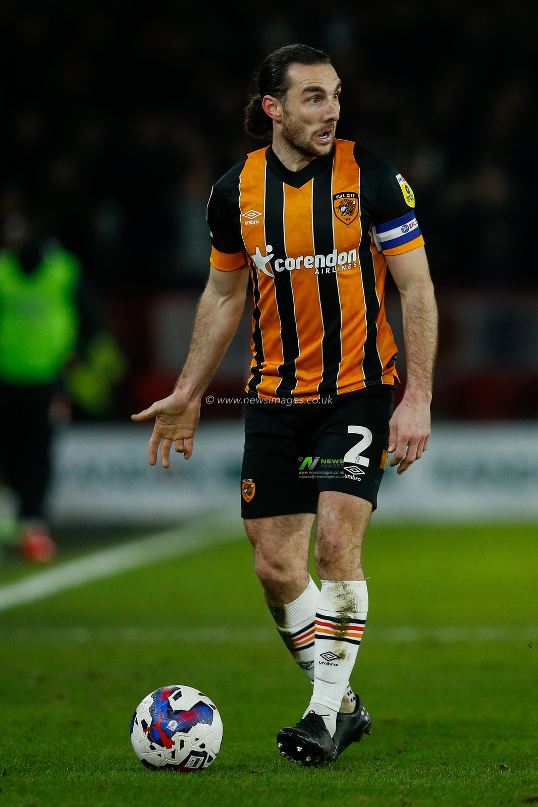 Lewie Coyle #2 of Hull City during the Sky Bet Championship match Sheffield United vs Hull City at Bramall Lane, Sheffield, United Kingdom, 20th January 2023

(Photo by Ben Early/News Images)