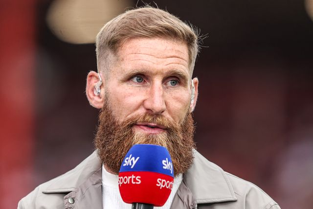 Sam Tomkins speaks on Sky Sports Rugby League ahead of the Betfred Super League round 12 match Hull KR vs Wigan Warriors at Sewell Group Craven Park, Hull, United Kingdom on 21 May 2026

(Photo by Alfie Cosgrove/News Images)