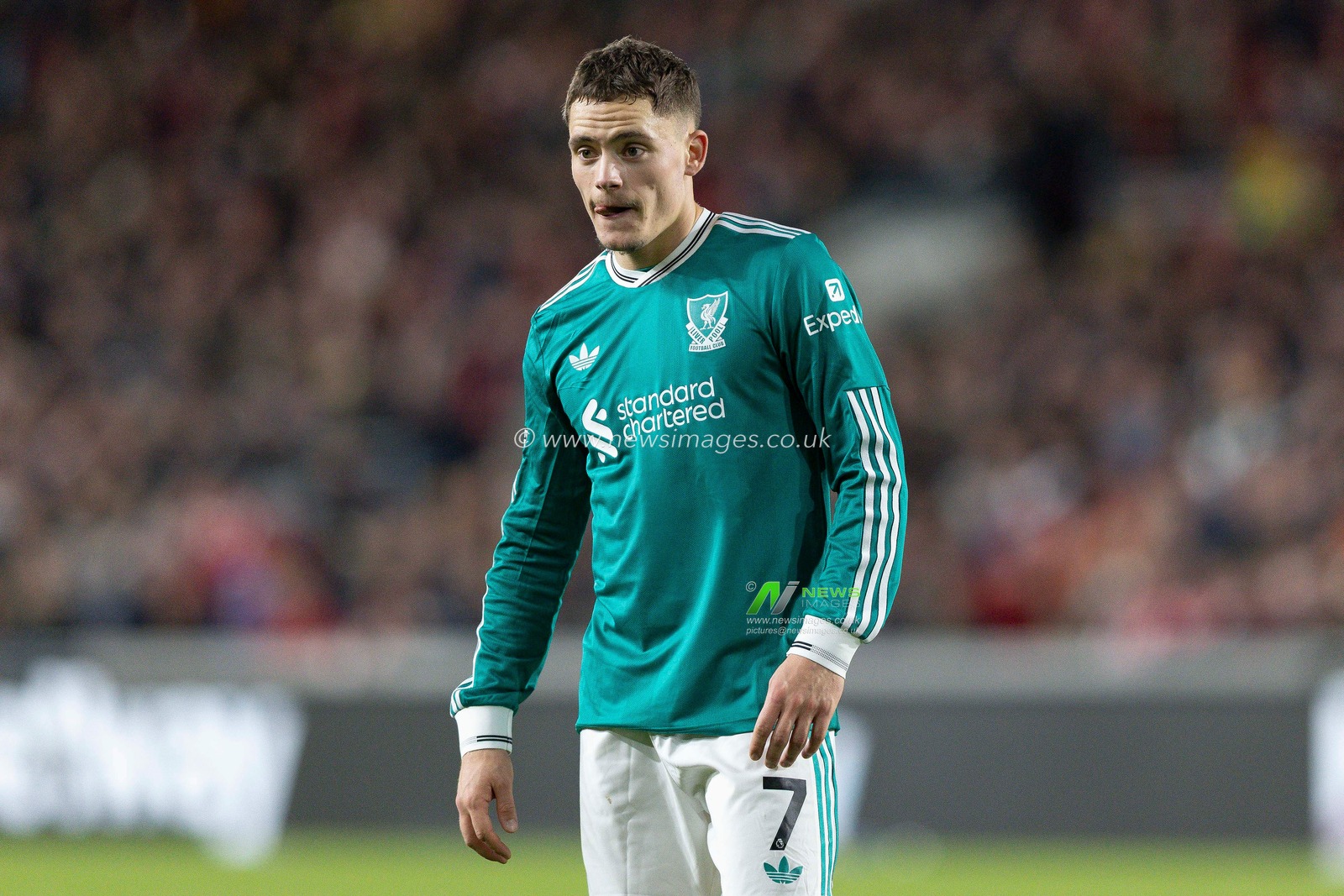 Florian Wirtz of Liverpool during the Premier League match Brentford vs Liverpool at The Gtech Community Stadium, London, United Kingdom, 25th October 2025

(Photo by Ian Stephen/News Images)
