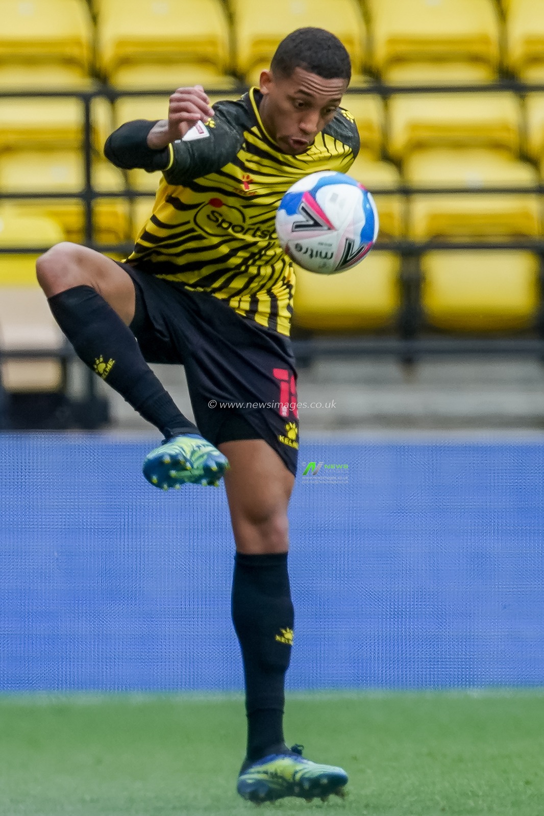 Joao Pedro #10 of Watford in action