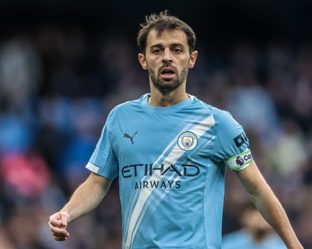 Bernardo Silva of Manchester City during the Premier League match Manchester City vs Crystal Palace at Etihad Stadium, Manchester, United Kingdom on 13 May 2026

(Photo by Mark Cosgrove/News Images)