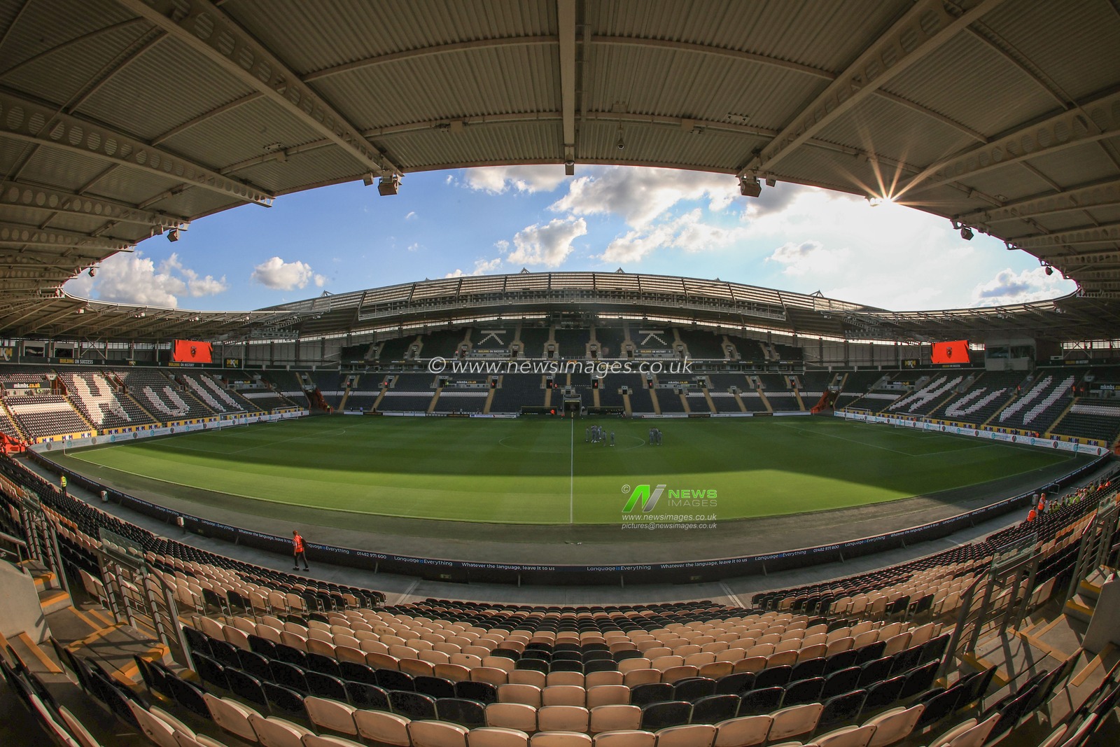 A general view of the MKM Stadium