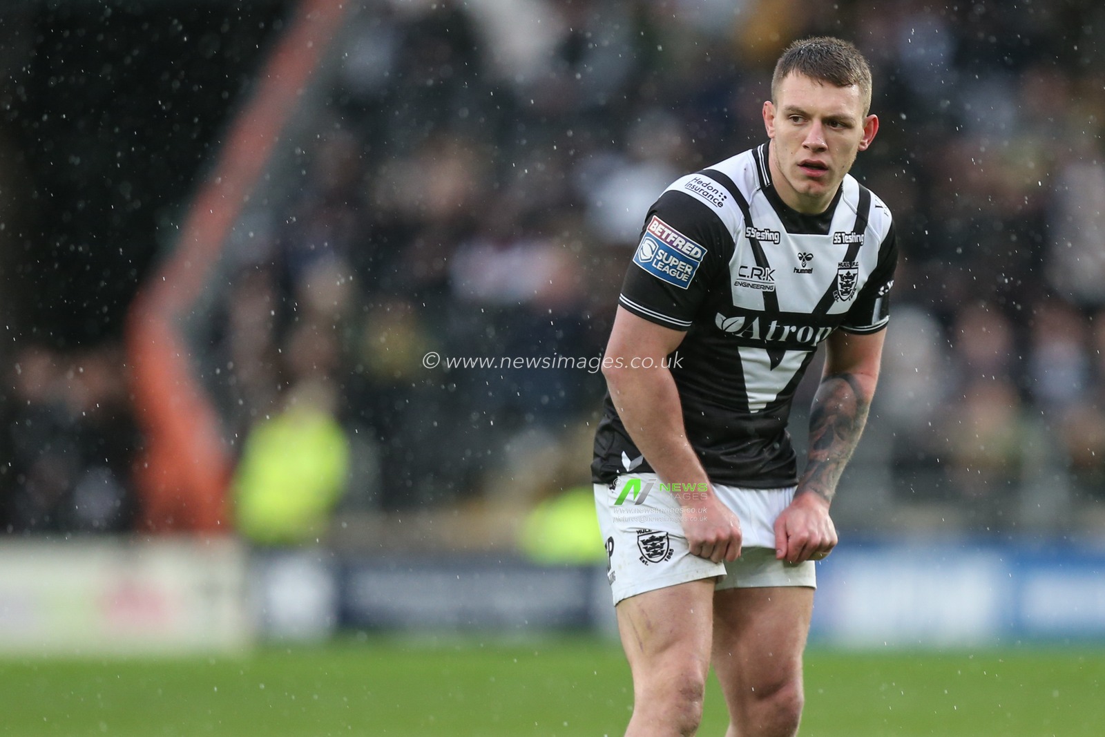 Jordan Lane (13) of Hull FC during the game
