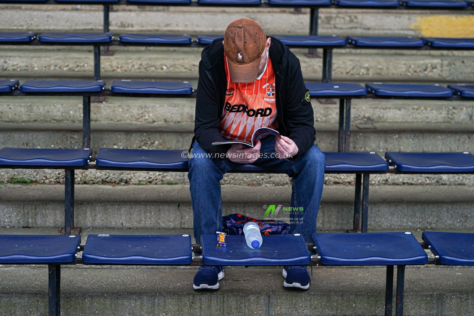 Luton town fan ahead of the Sky Bet Championship match Luton Town vs Bristol City at Kenilworth Road, Luton, United Kingdom, 21st April 2025

(Photo by Harvey Murphy/News Images)