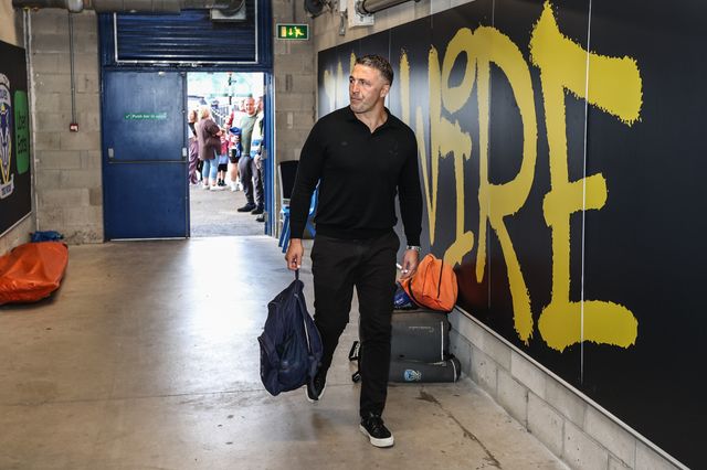 Sam Burgess Head Coach of Warrington Wolves arrives during the Betfred Super League round 21 match Warrington Wolves vs Wigan Warriors at Halliwell Jones Stadium, Warrington, United Kingdom, 8th August 2025

(Photo by Alfie Cosgrove/News Images)