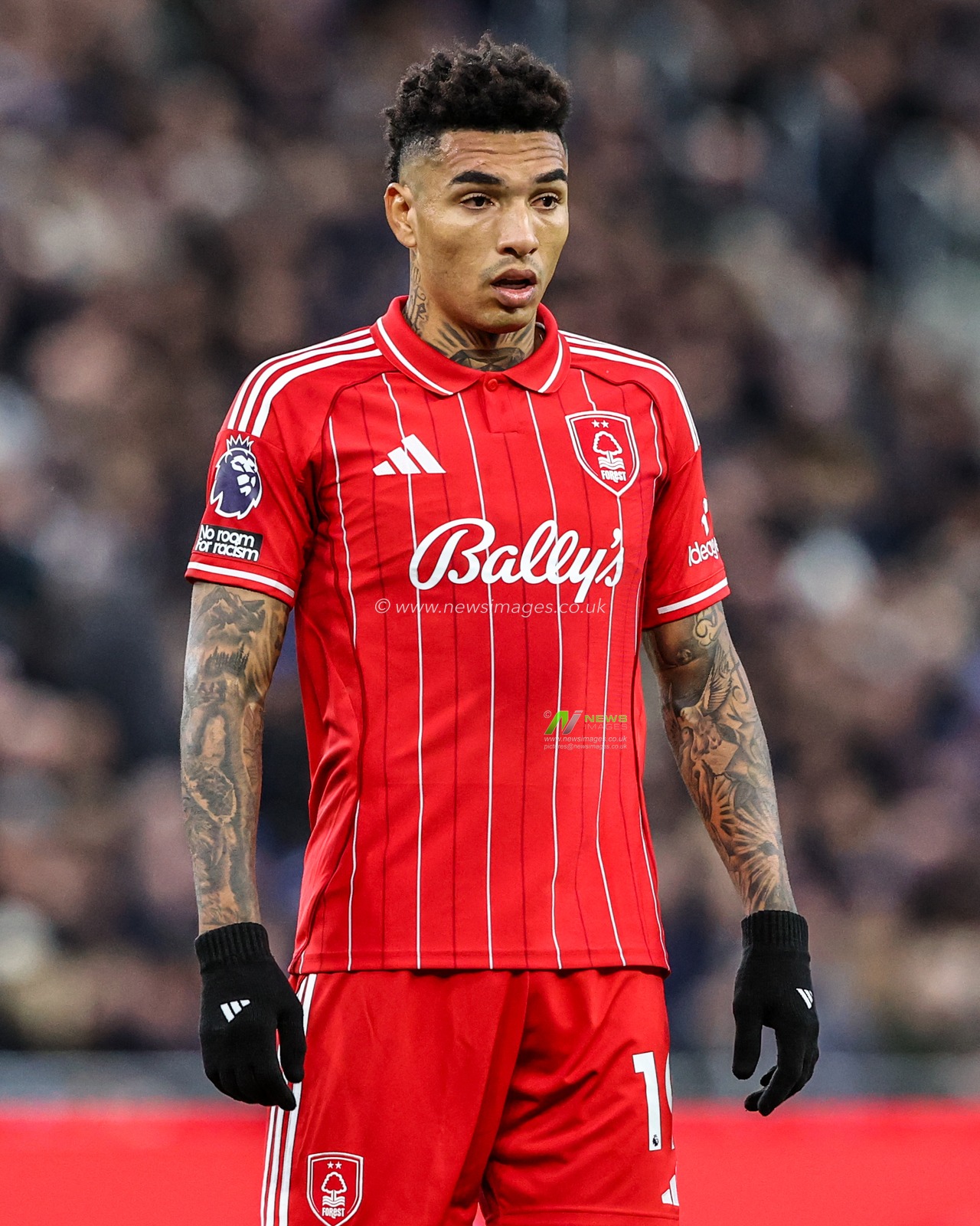 Igor Jesus of Nottingham Forest during the Premier League match Everton vs Nottingham Forest at Hill Dickinson Stadium, Liverpool, United Kingdom, 6th December 2025

(Photo by Alfie Cosgrove/News Images)

*** GER AUT SUI OUT ***