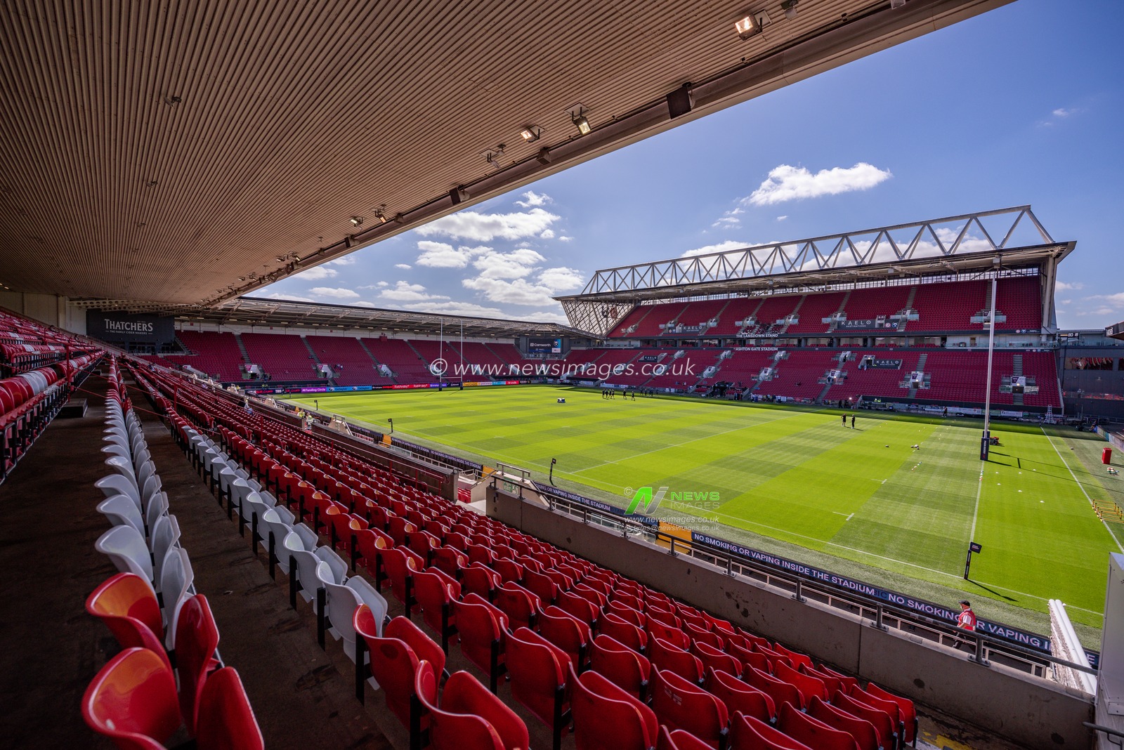 General view of Ashton Gate Stadium during the Prem Rugby Cup match Bristol Bears vs Gloucester at Ashton Gate, Bristol, United Kingdom on 05 September 2026

(Photo by Alex Williamson/News Images)