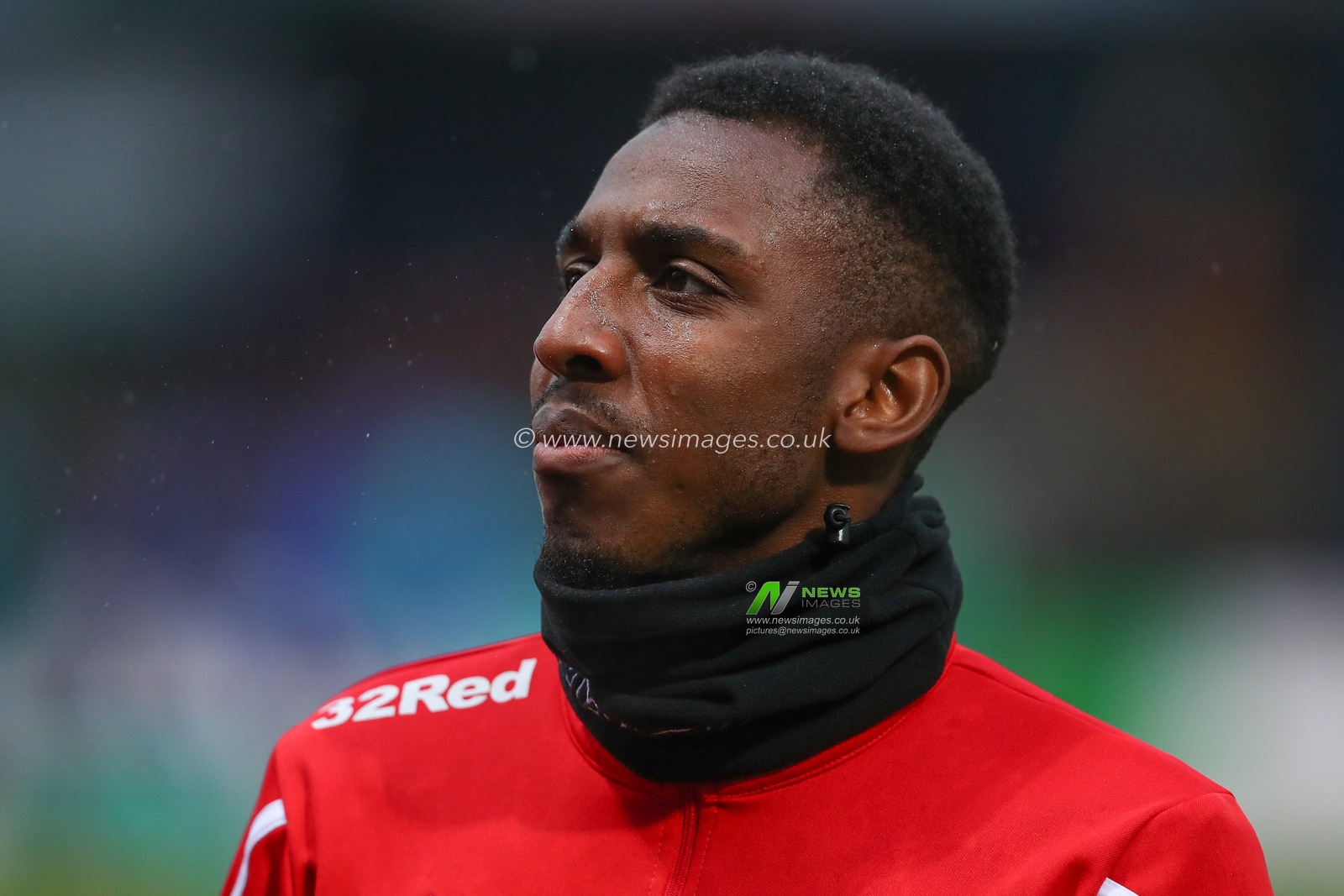 Isaiah Jones #2 of Middlesbrough during the pre-game warm up ahead of the Sky Bet Championship match Luton Town vs Middlesbrough at Kenilworth Road, Luton, United Kingdom, 24th April 2023

(Photo by Gareth Evans/News Images)