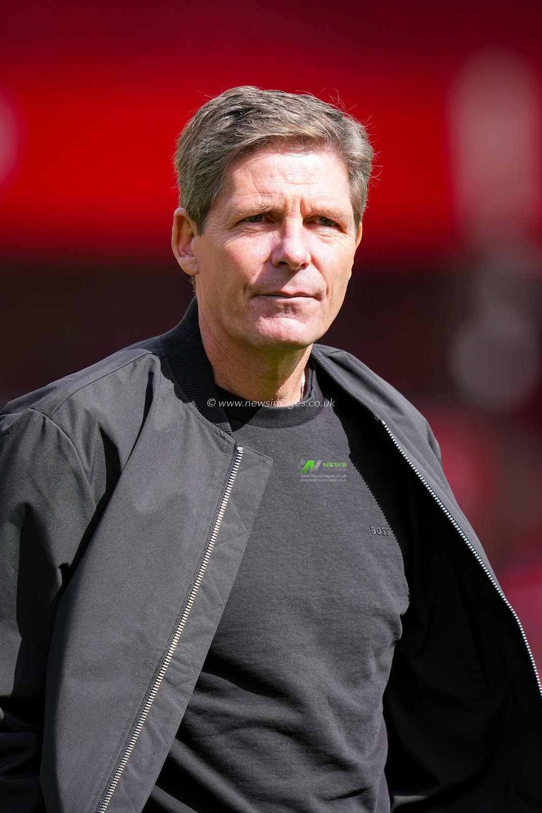 Nottingham Forest manager Oliver Glasner inspects the pitch prior to kick off during the Premier League match Nottingham Forest vs Tottenham Hotspur at City Ground, Nottingham, United Kingdom on 05 September 2026

(Photo by Maynard Manyowa/News Images)