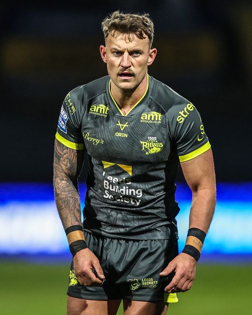 Chris Hankinson of Leeds Rhinos during the Betfred Super League round 7 match Bradford Bulls vs Leeds Rhinos at Odsal Stadium, Bradford, United Kingdom on 03 April 2026

(Photo by Alfie Cosgrove/News Images)