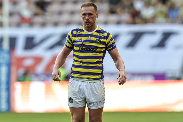Ben Currie of Warrington Wolves during the Betfred Super League round 18 match Wigan Warriors vs Warrington Wolves at The Brick Community Stadium, Wigan, United Kingdom on 10 July 2026

(Photo by Mark Cosgrove/News Images)