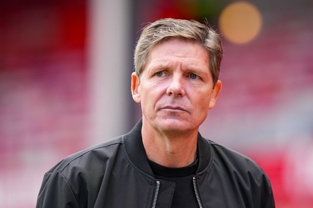 Nottingham Forest manager Oliver Glasner inspects the pitch prior to kick off during the Premier League match Nottingham Forest vs Tottenham Hotspur at City Ground, Nottingham, United Kingdom on 05 September 2026

(Photo by Maynard Manyowa/News Images)