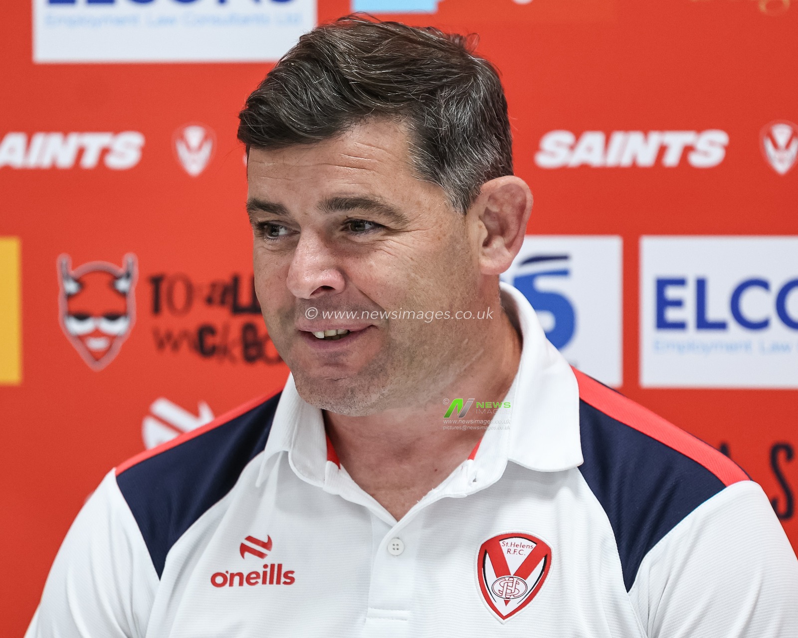 Paul Wellens Head Coach of St. Helens speaks in the post match press conference during the Betfred Super League Round 11 match St Helens vs Catalans Dragons at Totally Wicked Stadium, St Helens, United Kingdom, 15th May 2025

(Photo by Mark Cosgrove/News Images)