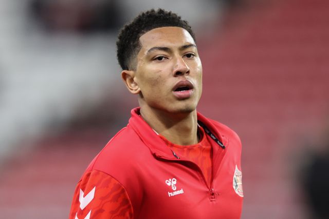 Jobe Bellingham of Sunderland in the pregame warmup session during the Sky Bet Championship match Sunderland vs Sheffield United at Stadium Of Light, Sunderland, United Kingdom, 1st January 2025

(Photo by Alfie Cosgrove/News Images)